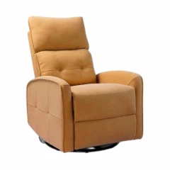 大型の回転式リクライニングチェアには快適なシートクッションが付いていますか?